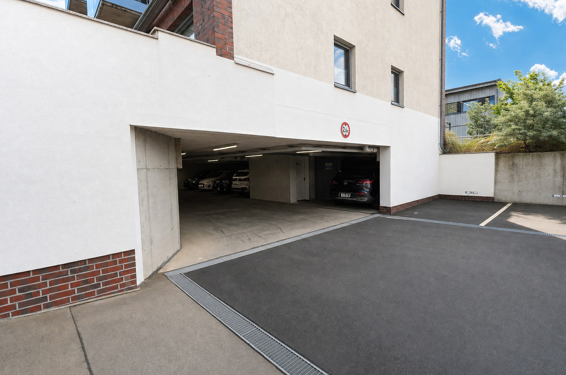 Zufahrt zur Tiefgarage